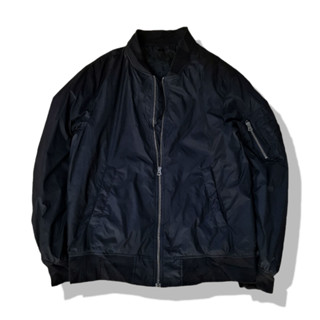 UNIQLO Black Bomber Jacket รอบอก 46”