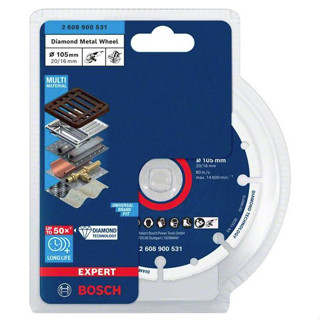 BOSCH ใบเพชรตัดเหล็ก4" รุ่น 2608900531 ตัวใบ Made in South Korea ของแท้100% พร้อมจัดส่งจาก ก.ท.ม