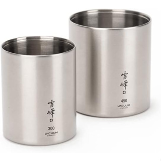 แก้วสุญญากาศชุดพิเศษ 2 ใบ Snow Peak Sepposai Limited 2022/2023 Stainless Vacuum-Ins Mug 300 / 450 Matt-finish SET-123