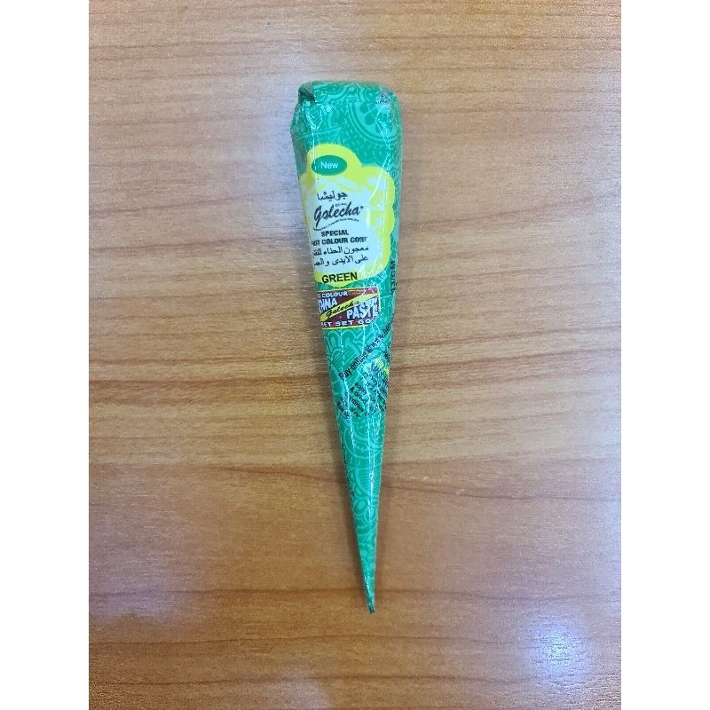 เฮนนา green เฮนน่าเพ้นท์ตัว GOLECHA  henna สีเพ้นท์ฮาลาล HENNA