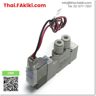 มือสองพร้อมส่ง, (C)Used, SY3120-5MZD-C4 5 port solenoid valve,  สเปค DC24V 5-port, SMC (66-008-014)