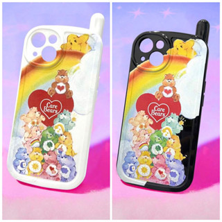 เคสไอโฟนทรงโทรศัพท์ขาว/ดำ ลายแคร์แบร์ i7-14promax (Case iphone) สินค้างานลิขสิทธิ์แท้100% X Care Bears ครบรอบ 40 ปี