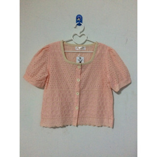 เสื้อพื้นปักฉลุ &gt; เสื้อคอยู