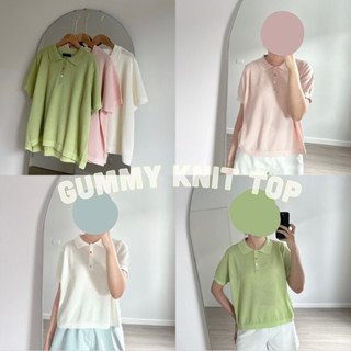 gummy knit top - ผ้า knit อก 48”