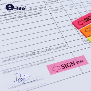 กระดาษโน้ต อินเด็กซ์โน้ต Sticky Notes e-file รุ่น CSN05/CSN08/CSN12/CSN13 (จำนวน 1 อัน)