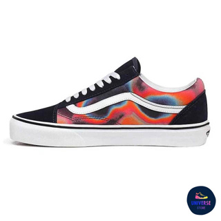 [ของแท้ ส่งฟรี จากไทย] VANS OLD SKOOL - (DARK AURA) MULTI/TRUE WHITE