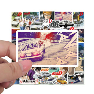 💥พร้อมส่ง💥อินิเชียล ดี 頭文字D Initial D STICKER JDM JAPAN ANIME สติกเกอร์กันน้ำรูปแบบที่แตกต่างกัน 100ชิ้น