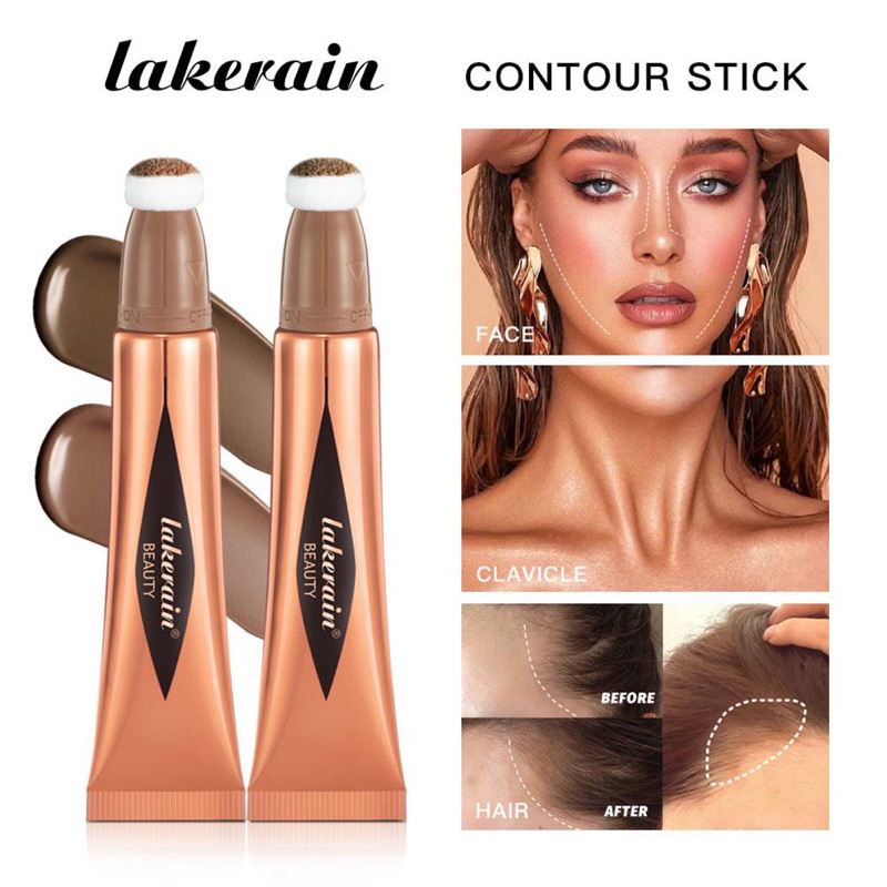 ครบสี พร้อมส่ง Lakerain beauty Multifunction Stick ปากกาเมคอัพ คอนทัวร์ ไฮไลท์
