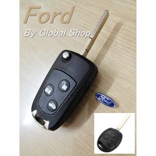 กรอบกุญแจพับ Ford รุ่น 3 ปุ่ม ฟอร์ด [ พร้อมส่ง ]🔥โค้ด NEWFLIP0000 ลด 80 บาท🔥