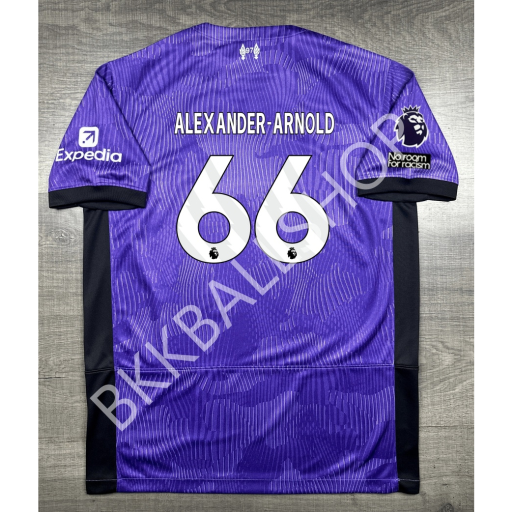 เสื้อฟุตบอล ลิเวอร์พูล 3rd Third 2023/24 อาร์มพรีเมียร์ลีค 66 ALEXANDER-ARNOLD