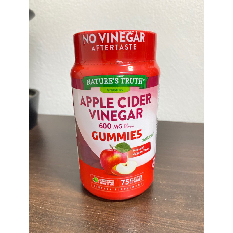 NATURE'S TRUTH  Apple Cider Vinegar 600mg. Gummies 75 เม็ด