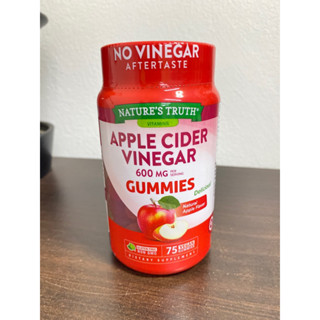 NATURES TRUTH  Apple Cider Vinegar 600mg. Gummies 75 เม็ด