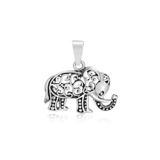 Kali elephant silver pendant/จี้เงินลายช้างคาลี