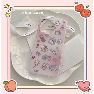 🐱‍🐉จัดส่งภายใน 24 ชม🌹 เคสไอโฟน 11 12 13 14 Pro Max HelloKitty ความนิยม การ์ตูน สาวน่ารักหัวใจ Case for iPhone ผลิตภัณฑ์ร