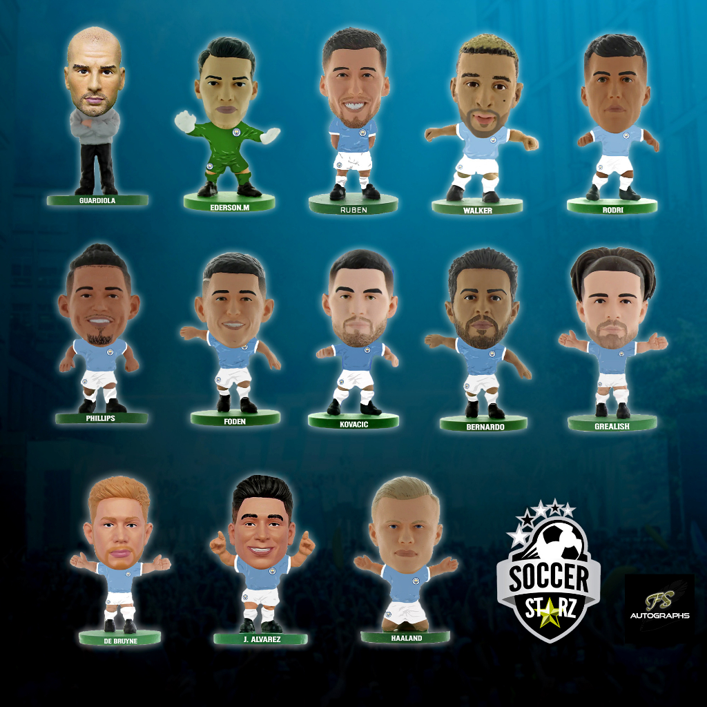 โมเดลนักฟุตบอล SoccerStarz ลิขสิทธิ์แท้จากสโมสร Man City 2024/25