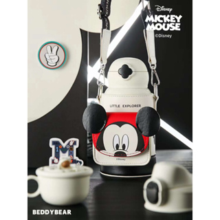 BeddyBearXMickey Mouse กระติกน้ำสูญญากาศสแตนเลส เก็บอุณหภูมิ พร้อมกระเป๋าสะพาย และกระเป๋าเล็ก  BB006PLMM-008MC 630 ml.