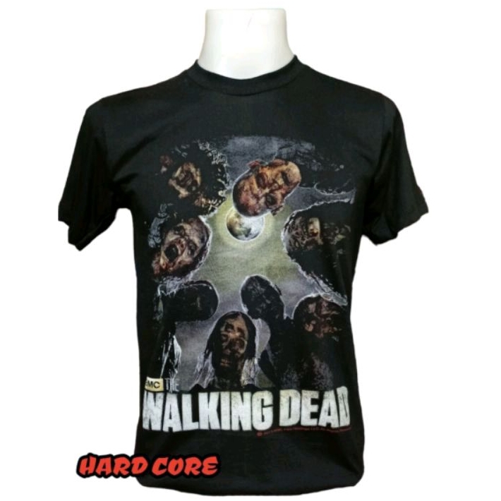 เสื้อวง เสื้อล้อมจันทร์ ล้อมจันทร์ ไม่มีตะเข็บข้าง คอฟิต ป้ายUSA วงร็อคต่างประเทศR1