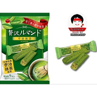 Bourbon Luxury  Uji Matcha lumonde  ลูมอนเด้ มัทฉะครีม เครปโรลกรอบ รสชาเขียว  จากญี่ปุ่น (ถุง115g)