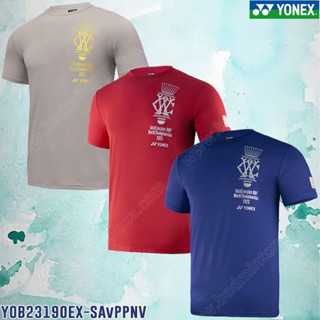 【 ของแท้ 💯% 】เสื้อยืดที่ระลึก โยเน็กซ์ WORLD CHAMPIONSHIP 2023 รุ่น YOB23190EX  (YOB23190EX)