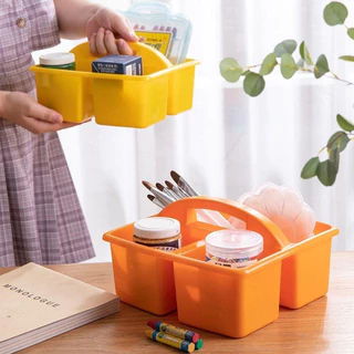 กล่องใส่พู่กัน กล่องจัดระเบียบ มีหูหิ้ว ! Storage Box Sensory Play Lookmaebaby