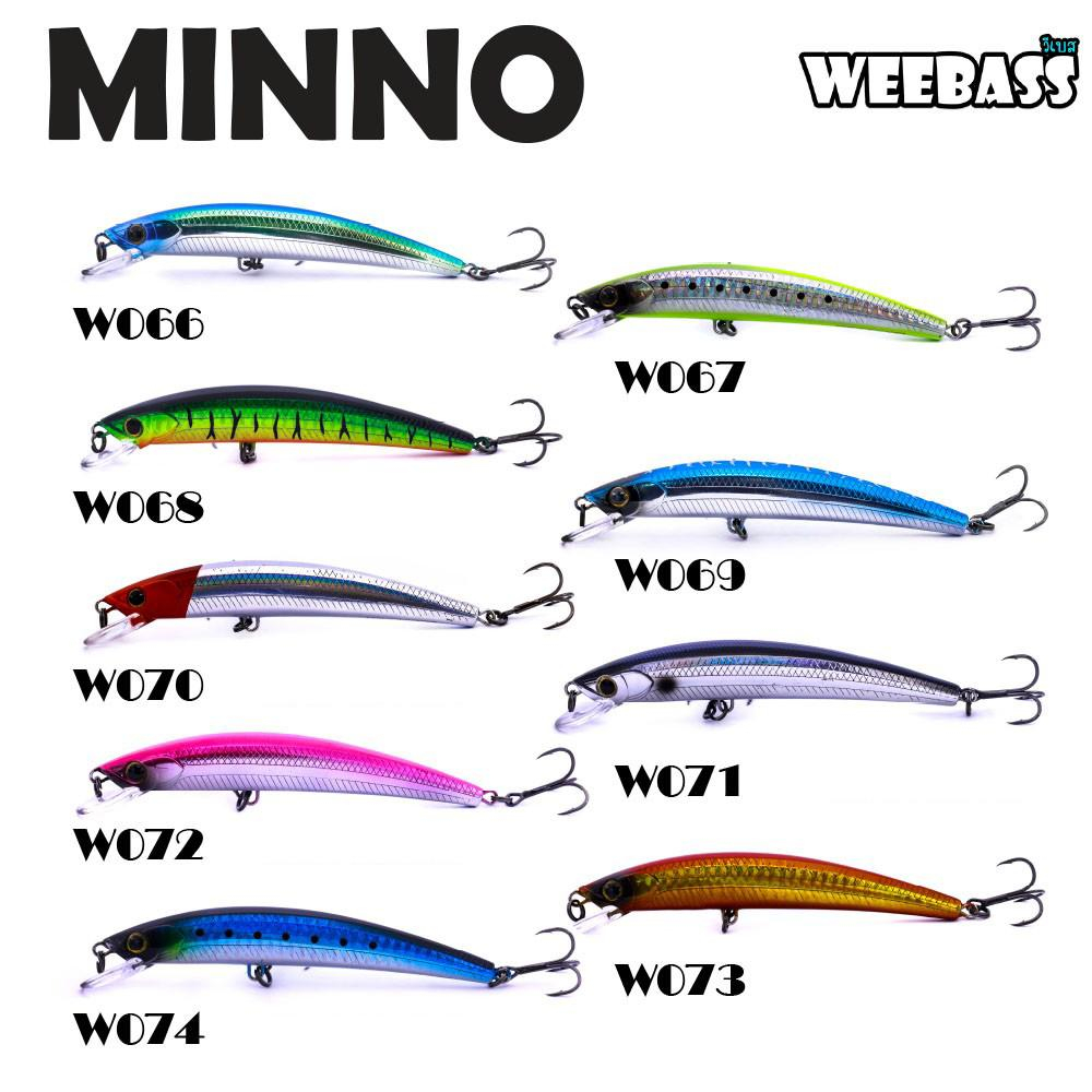 เหยื่อปลอม MINNO 110 SINKING WEEBASS LURE (เหยื่อปลั๊ก) /