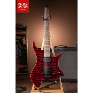 Grote Headless Veneer Flame Top Body with Gigbag