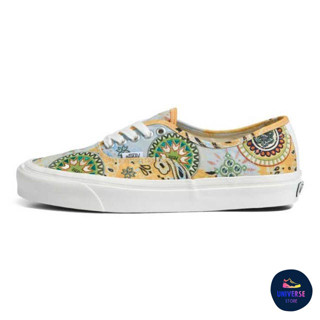 [ของแท้ ส่งฟรี จากไทย] VANS AUTHENTIC 44 DX - ANAHEIM FACTORY MIXED MOSAIC GOLD