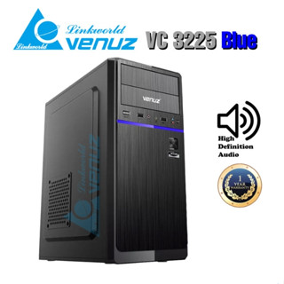 VENUZ ATX Computer Case VC 3225 - Blue/Red