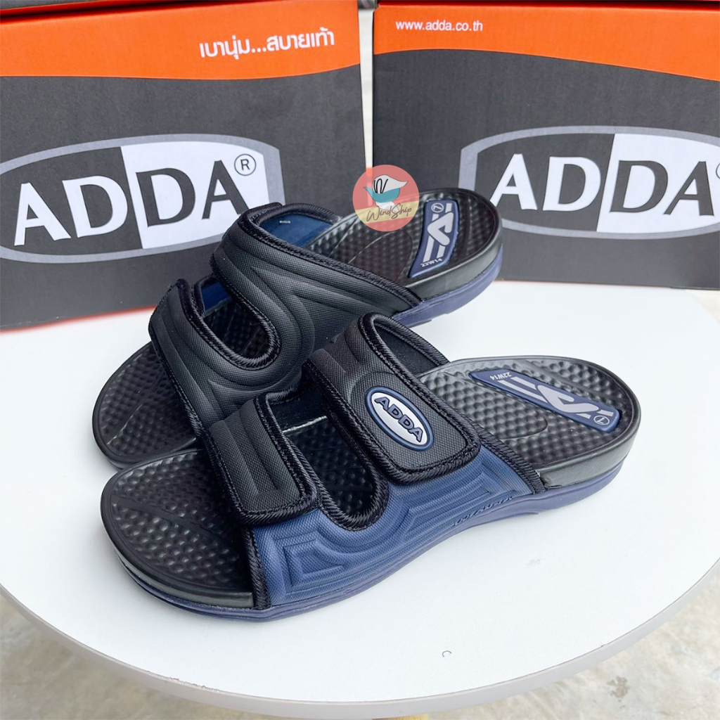 รองเท้าแอดด้า รองเท้าแตะแบบสวม ปรับสายได้ ADDA 22W14 ใส่ได้ชายหญิง พื้นนิ่ม ใส่สบาย - รูปที่ 4