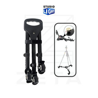 Kingjoy VX-600 Track Wheel Car Video Slider Tripod Dolly ล้อเลื่อน Dolly ล้อเลื่อนติดขาตั้งกล้อง สำหรับขาตั้งกล้องวีดีโอ