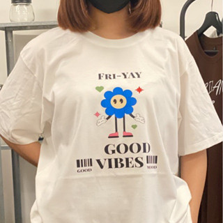 เสื้อยืดลาย Good vibes|Sherbet.teeshop