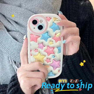 ✨NEW✨เคสไอโฟน 14 Pro Max 13 12 11 เคส for iPhone 13 y2k ดาว พกง่ายๆ การป้องกันการตก Case