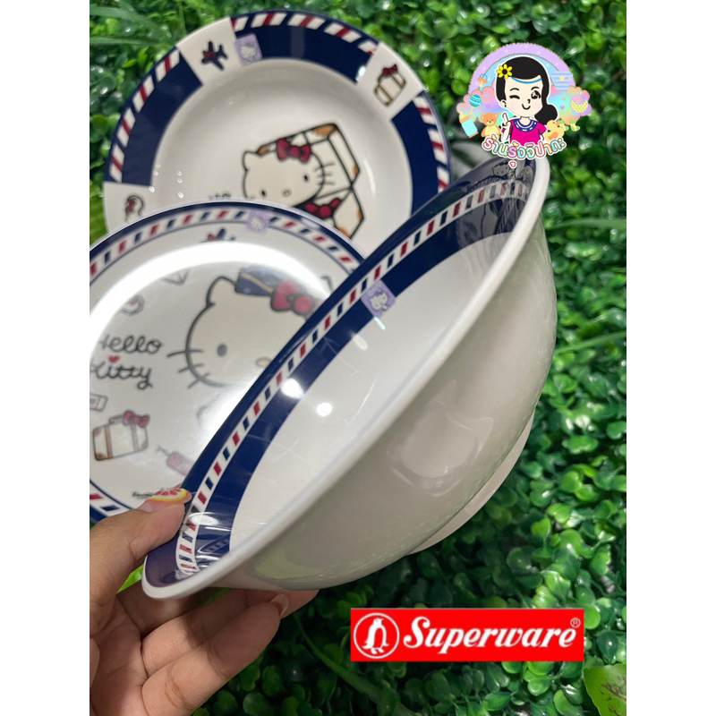 ชุดทานข้าวเมลามีนลายคิตตี้ทาเวล ศรีไทยซุปเปอร์แวร์ สวยมทกคะ #ร้านรุ้งจิปาถะ - รูปที่ 5
