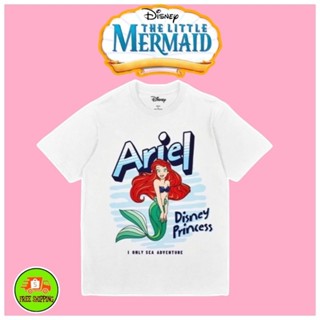 เสื้อDisney ลาย Ariel สีขาว ( TM-018 )