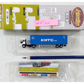 Pre-Owned item N Gauge Tomytec 1/150 ❄️ AN-9 Container tracking KMTC Line Truck สินค้ามือ 2 Lot ญี่ปุ่น กล่องไม่สวย