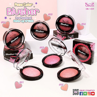 💥แท้💥ถูก💥ส่งไว💥 Obuse Blusher บลัชออนเนื้อคุกกี้ OB1359