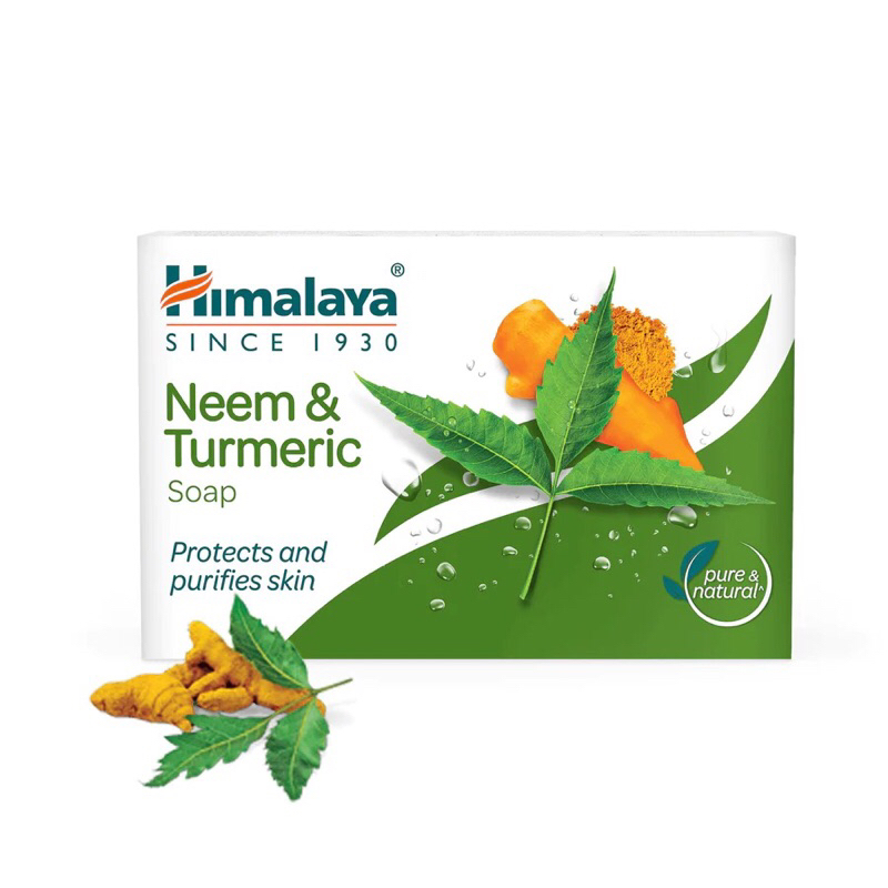 สบู่ Neem & Turmeric 125gสบู่ต้านแบคทีเรีย