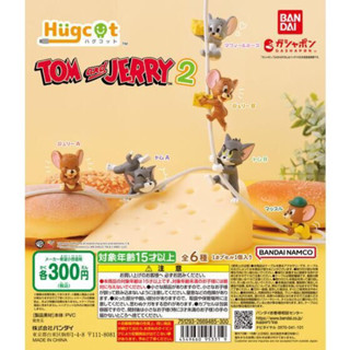 (เลือกแบบ) กาชาปองทอมแอนด์เจอร์รี่ เกาะสายชาร์จ Tom and Jerry Hugcot ver.2 Cable