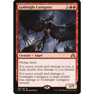 [MTG] Goldnight Castigator [SOI] [RED] [MYTHIC] [NORMAL] [ENG] (การ์ดเมจิค / Magic the Gathering)