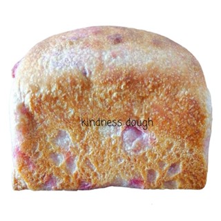 (เจ)​Sourdough purple potato bread ขนมปังซาวโดว์มันม่วง#kindness dough