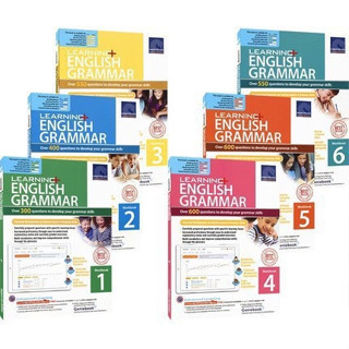 โปร9.9พร้อมส่งเซ็ท6เล่ม Learning English Grammar workbook เซ็ท6เล่ม