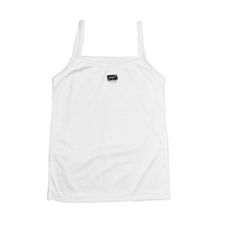 เสื้อซับในสายเดี่ยว สีขาว แพ็ค 12 ตัว