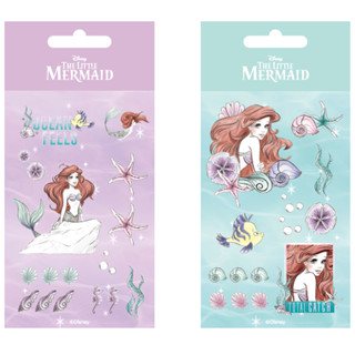 MINISO สติ๊กเกอร์ อุปกรณ์ตกแต่ง ลายน่ารัก คอลเลคชั่น Disney The Little Mermaid