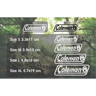 Coleman สติ๊กเกอร์โลโก้ ไดคัท แปะได้ทุกที่ ที่ต้องการ