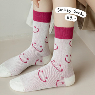 Smiley Socks ( pink )