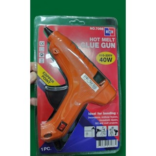 ปืนยิงกาว มีสวิตซ์ อันใหญ่ ไส้ปืนแท่งใหญ่ ยี่ห้อ แซนโก้ SANKO HOT MELT Glue Gun No.7066 110V-220V 40W และ ยี่ห้อ JOER