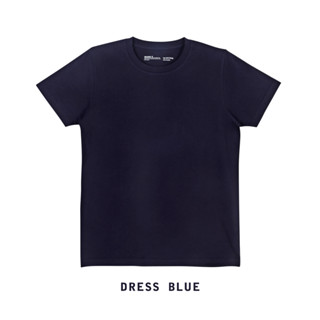 ถูกสุด!!! Superbirds เสื้อยืดสีพื้น คอกลม - สีกรมเข้ม Dress Blue *Cotton T-Shirt เสื้อเปล่า เสื้อยืดคอตตอน แขนสั้น*