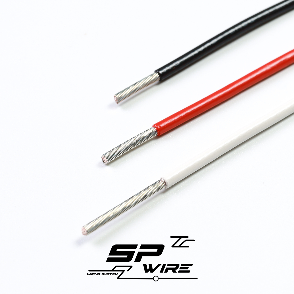 W200C สายไฟเกรดดีที่สุดในการทำสายไฟรถ ราคาม้วน 100 เมตร #SPwire Motorsport wiring
