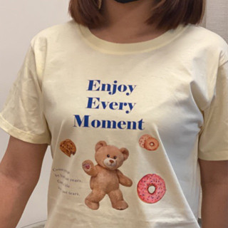 เสื้อยืดลาย Enjoy Moment|Sherbet.teeshop