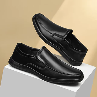 ShoesStudios ฮอตฮิต รองเท้าคัชชูชายสีดำลุคสุภาพ ไปงานสําคัญก็ดี พร้อมส่งจากไทย ช้าอดหมดนะจ๊ะ